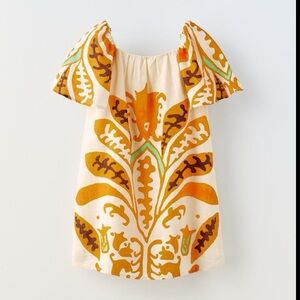 Zara Multicolor Patterned Dress for girls